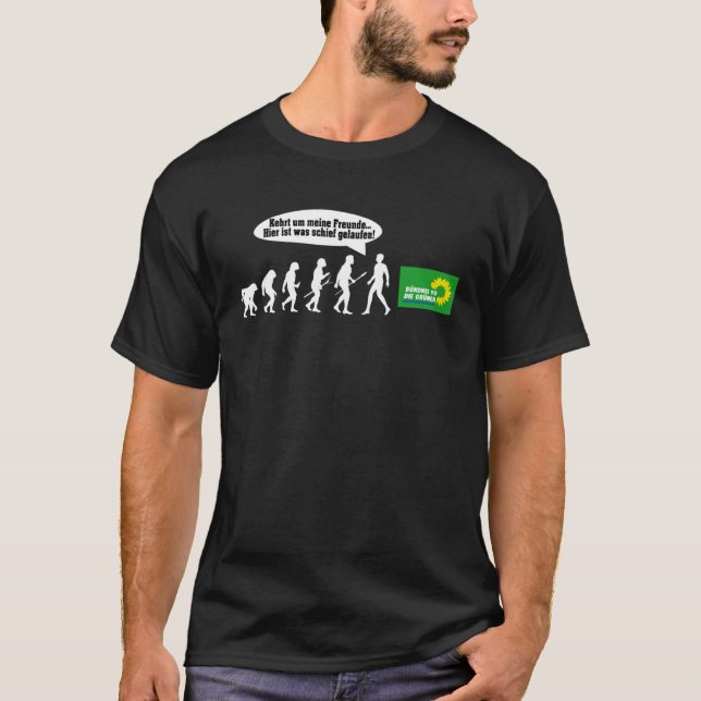 Green No Statement Evolution Anti Green Prot T-Shirt (Vorderseite)