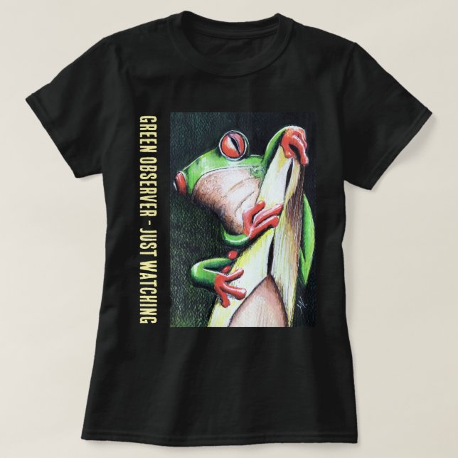 Green Observer - Just Watching T-Shirt (Design vorne)