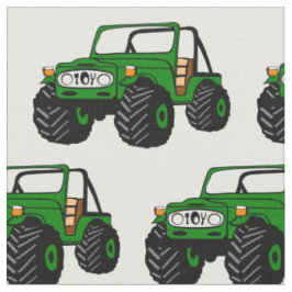 Green Off-Road-LKW-Fabrik Stoff