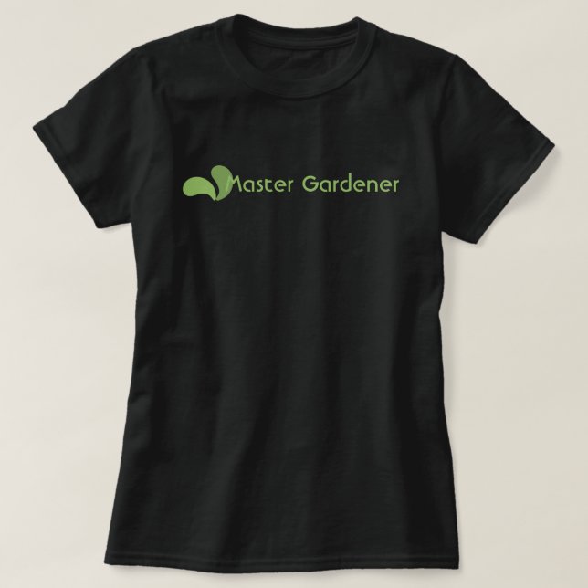 Green Öko Master Gardener Logo T - Shirt (Design vorne)