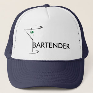 Green Olive Martini Glass Barlass Truckerkappe