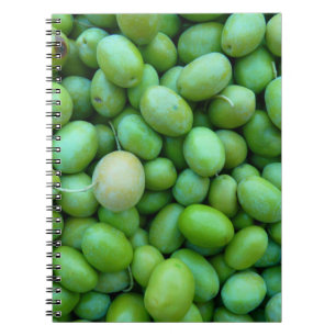 Green Olives Notebook Notizblock