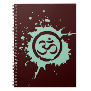 Green Om Bio Planet Notebook Journal Notizblock