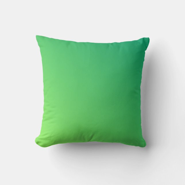 Green Ombre Kissen (Vorderseite)