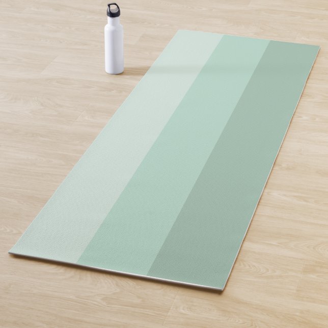 Green Ombre Striped Yoga Mat Yogamatte (Beispiel)
