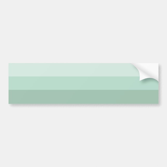 Green Ombre Striping Autoaufkleber (Vorne)