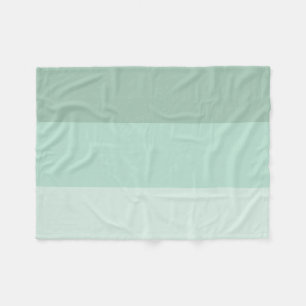 Green Ombre Striping Fleecedecke