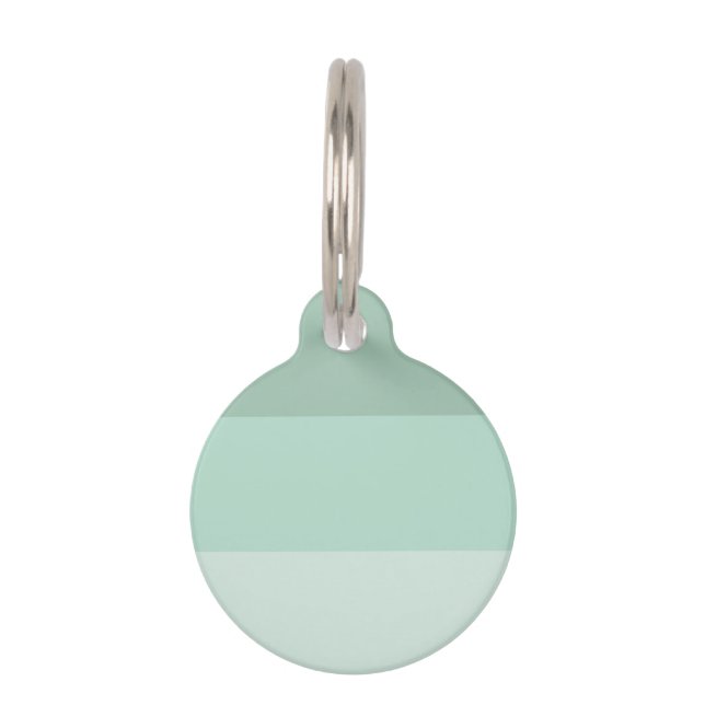 Green Ombre Striping Haustiermarke (Vorderseite)