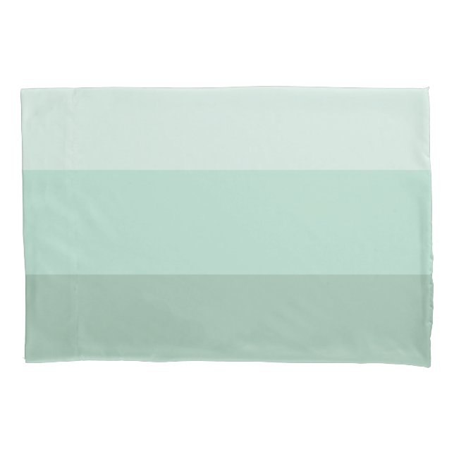 Green Ombre Striping Kissenbezug (Vorderseite-Links)