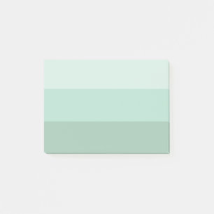 Green Ombre Striping Post-it Klebezettel