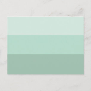 Green Ombre Striping Postkarte