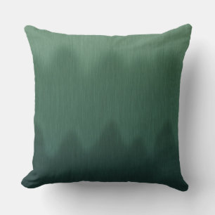 Green Ombre Wave Abstrakt Kissen