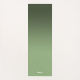 Green Ombre Yoga Mat-Flow in Farbe, Boden in Ruhe Yogamatte