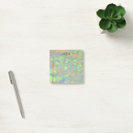 Green Opal Modern Glam Note Pad Post-it Klebezettel