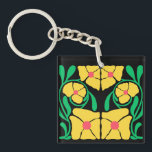 Green & Orange Modern Abstract Floral Schlüsselanhänger<br><div class="desc">Green & Orange Modern Abstract Floral is a stylish and eye-catching design featuring fresh green tones combined with vibrant orange floral elements. The modern abstract style creates a unique artistic look that feels both elegant and contemporary. Perfect for adding a touch of creativity and nature-inspired beauty to everyday products, home...</div>
