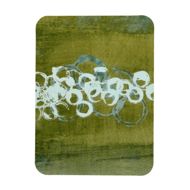 Green Orbs I Magnet (Vertikal)