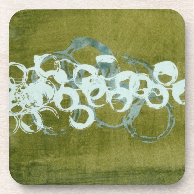 Green Orbs I Untersetzer (Vorderseite)