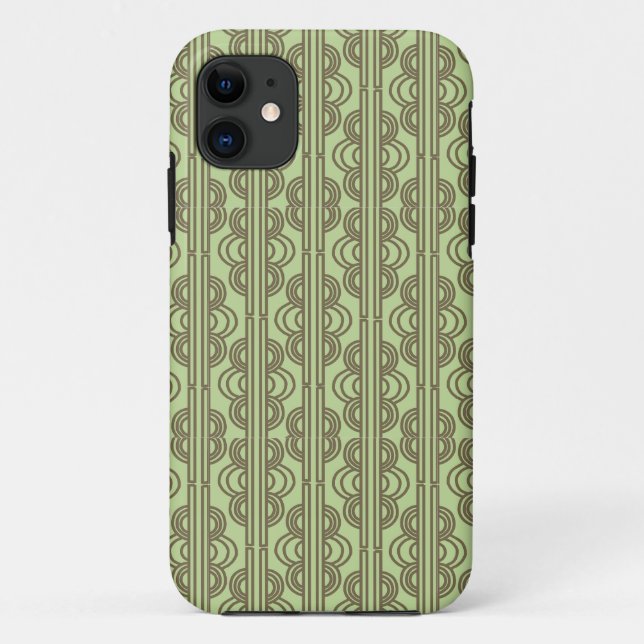 Green Oval Chains Case-Mate iPhone Hülle (Rückseite)