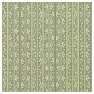 Green Oval Chains Stoff
