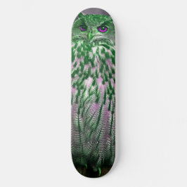 Green Owl Skateboard Deck