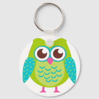 Green Owls Gift Schlüsselanhänger