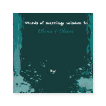 Green Paint Spritzer - Worte der Heiratsweisheit -