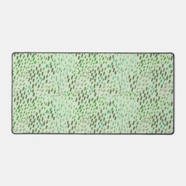 Green Painted Dots Schreibtischunterlage