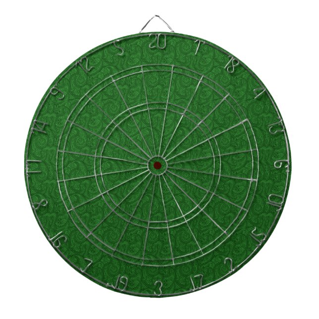 Green Paisley Dartscheibe (vorne)