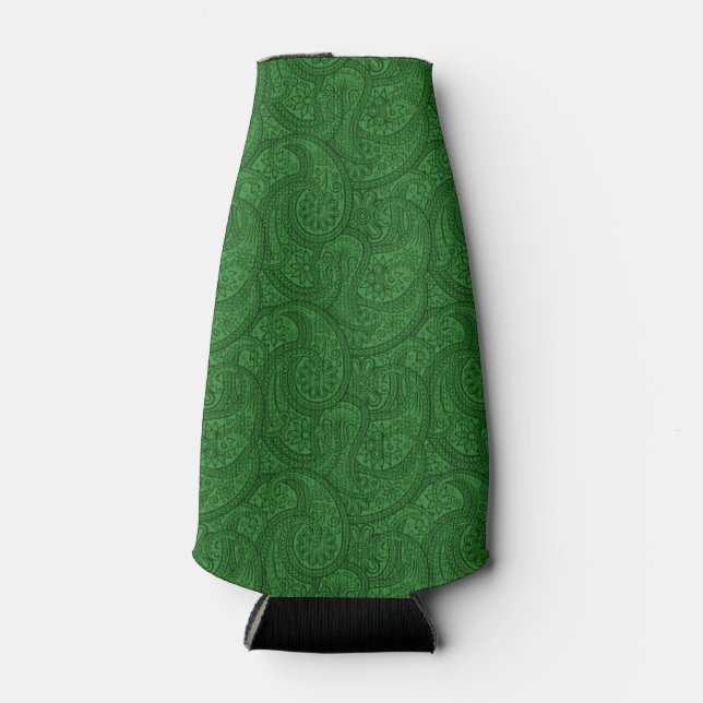 Green Paisley Flaschenkühler (Vorderseite)