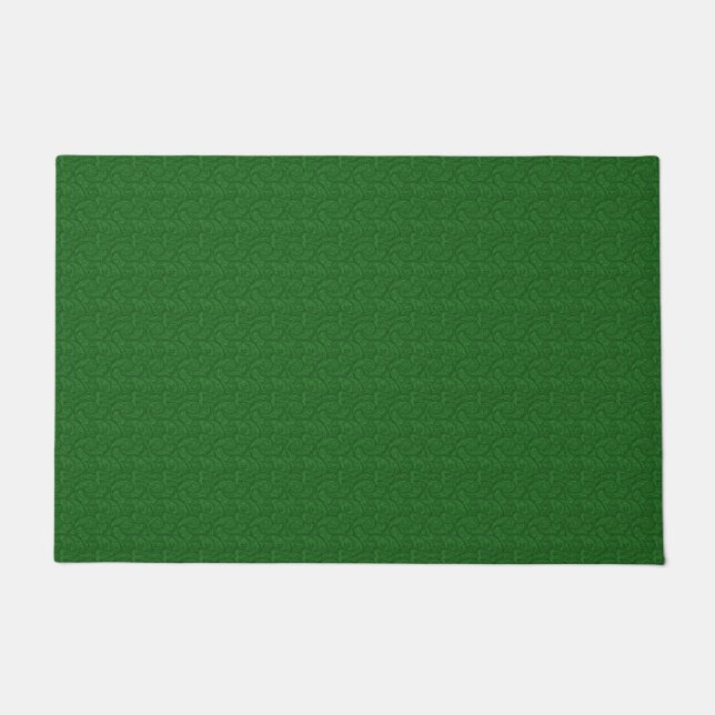 Green Paisley Fußmatte (Vorderseite)