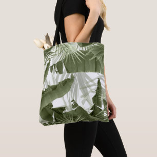 Green Palm Banana Verlasst Bliss 1 #art #nature Tasche