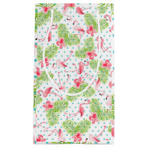 Green Palm Flamingo Gift Bag