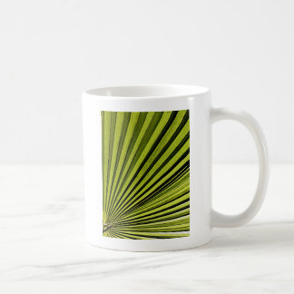 Green Palm Frond Kaffeetasse