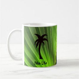 Green Palm Frontend mit Palm Tree Kaffeetasse