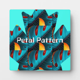 Green Palm Leaf Muster Fotoplatte