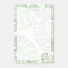 Green Palm Plant Post-it Notes Klebezettel