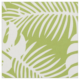 Green Palm Verlasse Regenwaldmuster Stoff