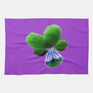 Green Pansy Kitchtuch Geschirrtuch
