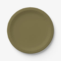 Green Paper Plates - 7in | Salty Bar Club