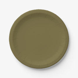 Green Paper Plates - 7in | Salty Bar Club Pappteller