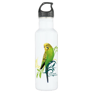 Green Parakeet Edelstahlflasche