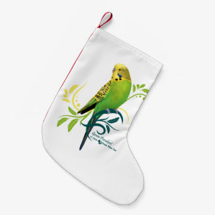 Green Parakeet Kleiner Weihnachtsstrumpf
