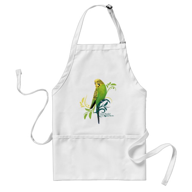 Green Parakeet Schürze (Vorne)