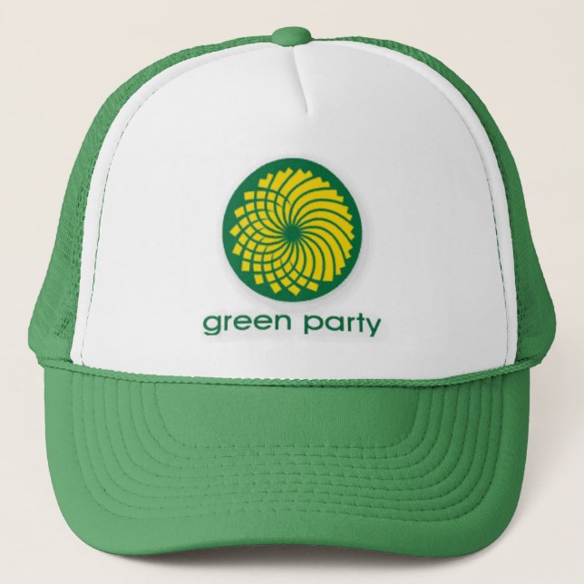 GREEN PARTY TRUCKERKAPPE (Vorderseite)