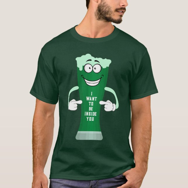 Green Patrick's Beer Funny Sprichwort Patrick's Da T-Shirt (Vorderseite)