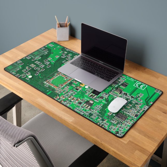 Green PCB Circuit Board Design for IT Pros Schreibtischunterlage (Büro 2)