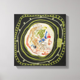 Green Peace 1 Leinwand gepackter Print