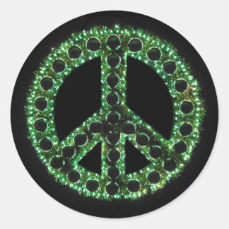 Green-Peace-Aufkleber Runder Aufkleber