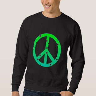 Green Peace Schild mit Einschusslöchern Rette den  Sweatshirt