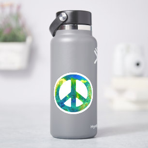 Green Peace Sign Aufkleber